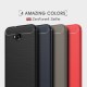 Carbon Fiber Brushed TPU Back Phone Case for Asus Zenfone 4 Selfie ZD553KL - Dark Blue - противоударная силиконовая накладка / бампер (крышка чехол, shell cover, bumper)