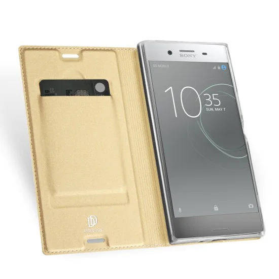 Dux Ducis Skin Pro series для Asus Zenfone 4 Selfie ZD553KL - Золотистый - чехол-книжка с магнитом и стендом / подставкой (кожаный чехол-книжка, leather book wallet case) Dux Ducis Skin Pro series для Asus Zenfone 4 Selfie ZD553KL - Золотистый - чехол-книжка с магнитом и стендом / подставкой (кожаный чехол-книжка, leather book wallet case)