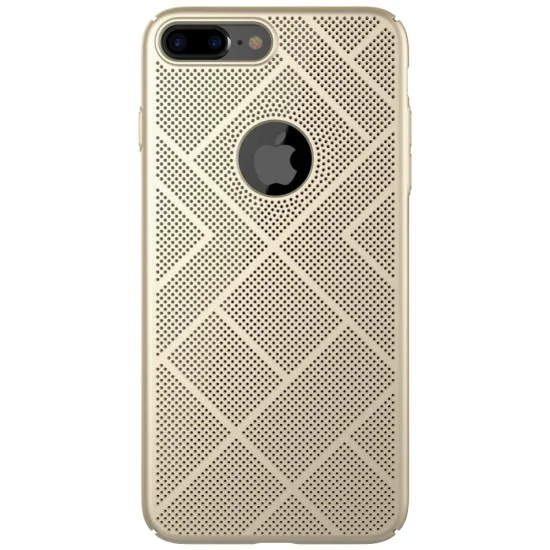 NILLKIN Air Series Heat Dissipation Matte PC Hard Case priekš Apple iPhone 8 Plus - Zelts - plastikas aizmugures apvalks (bampers, vāciņš, PU back cover, bumper shell) NILLKIN Air Series Heat Dissipation Matte PC Hard Case priekš Apple iPhone 8 Plus - Zelts - plastikas aizmugures apvalks (bampers, vāciņš, PU back cover, bumper shell)
