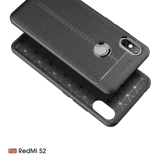 Litchi Skin PU Leather Coated TPU Mobile Phone Case для Xiaomi Redmi S2 - Melns - чехол крышка/накладка противоударная с имитацией кожи (бампер обложка, slim cover, bumper, back case) Litchi Skin PU Leather Coated TPU Mobile Phone Case для Xiaomi Redmi S2 - Melns - чехол крышка/накладка противоударная с имитацией кожи (бампер обложка, slim cover, bumper, back case)