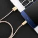 Usams 1.2M U-Link Braided Magnet US-SJ143 2A USB to Type-C cable - Zelts - USB-C magnētisks lādēšanas un datu kabelis / vads Usams 1.2M U-Link Braided Magnet US-SJ143 2A USB to Type-C cable - Zelts - USB-C magnētisks lādēšanas un datu kabelis / vads