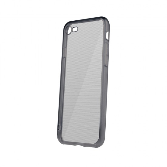 Matt Frame TPU Back Case priekš Huawei Mate 20 Pro - Melns - matēts silikona aizmugures apvalks (bampers, vāciņš, slim silicone cover, bumper shell)