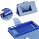 Leather Case Fancy Book Universal Silicone для телефонов с размером экрана 3.8 - 4.3 inch - Синий - чехол-книжка со стендом / подставкой (кожаный чехол, leather wallet case cover stand) Leather Case Fancy Book Universal Silicone для телефонов с размером экрана 3.8 - 4.3 inch - Синий - чехол-книжка со стендом / подставкой (кожаный чехол, leather wallet case cover stand)