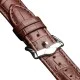 QIALINO Crocodile Pattern Genuine Leather Watch Wrist Strap priekš Apple Watch 42 / 44 / 45 mm / Ultra 49 mm - Gaiši Brūns - dabīgas ādas siksniņas (jostas) priekš pulksteņiem QIALINO Crocodile Pattern Genuine Leather Watch Wrist Strap priekš Apple Watch 42 / 44 / 45 mm / Ultra 49 mm - Gaiši Brūns - dabīgas ādas siksniņas (jostas) priekš pulksteņiem