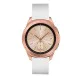 20mm Twill Texture Silicone Watchband Strap - Balts - silikona siksniņas (jostas) priekš pulksteņiem 20mm Twill Texture Silicone Watchband Strap - Balts - silikona siksniņas (jostas) priekš pulksteņiem