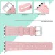 Soft Silicone Wrist Strap priekš Apple Watch 38 / 40 / 41 mm - Rozā - silikona siksniņas (jostas) priekš pulksteņiem Soft Silicone Wrist Strap priekš Apple Watch 38 / 40 / 41 mm - Rozā - silikona siksniņas (jostas) priekš pulksteņiem