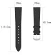 20mm Genuine Leather Watch Band - Чёрный - ремешок для часов из натуральной кожи 20mm Genuine Leather Watch Band - Чёрный - ремешок для часов из натуральной кожи