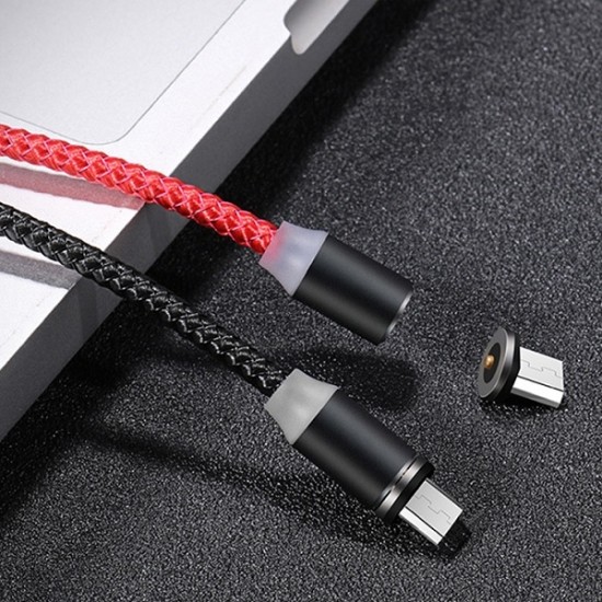 Usams 1M U-Sure Magnet US-SJ294 2.1A USB to Micro USB cable - Чёрный - microUSB кабель / провод для зарядки