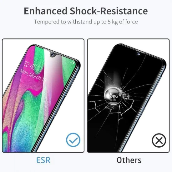 ESR 5D Full Glue Case Friendly (2 gab.) Tempered Glass protector priekš Samsung Galaxy A40 / A40 EE A405 - Melns - Ekrāna Aizsargstikls / Bruņota Stikla Aizsargplēve ESR 5D Full Glue Case Friendly (2 gab.) Tempered Glass protector priekš Samsung Galaxy A40 / A40 EE A405 - Melns - Ekrāna Aizsargstikls / Bruņota Stikla Aizsargplēve