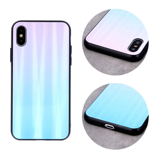 Aurora Glass Back Case для Samsung Galaxy S20 Ultra 5G G988 - Голубой / Розовый - накладка / бампер из силикона и стекла (крышка чехол, TPU back cover, bumper shell) Aurora Glass Back Case для Samsung Galaxy S20 Ultra 5G G988 - Голубой / Розовый - накладка / бампер из силикона и стекла (крышка чехол, TPU back cover, bumper shell)