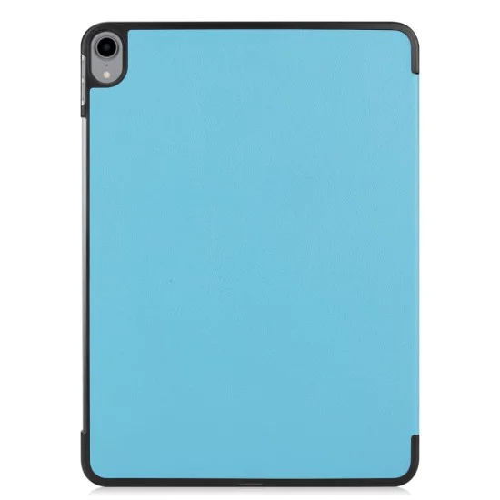 Tri-fold Stand PU Smart Auto Wake/Sleep Leather Case для Apple iPad Pro 11 (2018) / Air 4 (2020) / Air 5 (2022) - Голубой - чехол-книжка со стендом / подставкой Tri-fold Stand PU Smart Auto Wake/Sleep Leather Case для Apple iPad Pro 11 (2018) / Air 4 (2020) / Air 5 (2022) - Голубой - чехол-книжка со стендом / подставкой