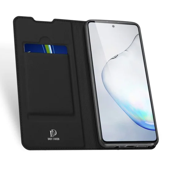 Dux Ducis Skin Pro series для Samsung Galaxy Note 10 Lite N770 - Чёрный - чехол-книжка сo стендом / подставкой (кожаный чехол-книжка, leather book wallet case cover stand) Dux Ducis Skin Pro series для Samsung Galaxy Note 10 Lite N770 - Чёрный - чехол-книжка сo стендом / подставкой (кожаный чехол-книжка, leather book wallet case cover stand)
