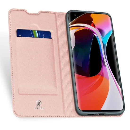 Dux Ducis Skin Pro series для Xiaomi Mi 10 5G / Mi 10 Pro 5G - Розовое Золото - чехол-книжка с магнитом и стендом / подставкой (кожаный чехол-книжка, leather book wallet case cover stand) Dux Ducis Skin Pro series для Xiaomi Mi 10 5G / Mi 10 Pro 5G - Розовое Золото - чехол-книжка с магнитом и стендом / подставкой (кожаный чехол-книжка, leather book wallet case cover stand)