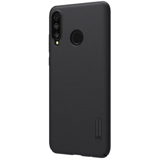 Nillkin Super Frosted Shield Matte PC Mobile Cover priekš Huawei P30 Lite - Melns - plastikas aizmugures apvalks (bampers, vāciņš, PU back cover, bumper shell) Nillkin Super Frosted Shield Matte PC Mobile Cover priekš Huawei P30 Lite - Melns - plastikas aizmugures apvalks (bampers, vāciņš, PU back cover, bumper shell)