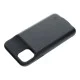 Powerbank 4500mAh Back Case priekš Apple iPhone 11 Pro Max - Melns - silikona / plastikāta aizmugures apvalks / bampers-vāciņš ar Iebūvētu akumulatoru Powerbank 4500mAh Back Case priekš Apple iPhone 11 Pro Max - Melns - silikona / plastikāta aizmugures apvalks / bampers-vāciņš ar Iebūvētu akumulatoru