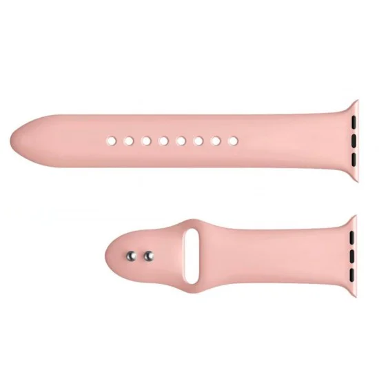 Dual Color Silicone Watch Band для Apple Watch 38 / 40 / 41 mm - Розовый - силиконовый ремешок для часов с двумя застёжками Dual Color Silicone Watch Band для Apple Watch 38 / 40 / 41 mm - Розовый - силиконовый ремешок для часов с двумя застёжками