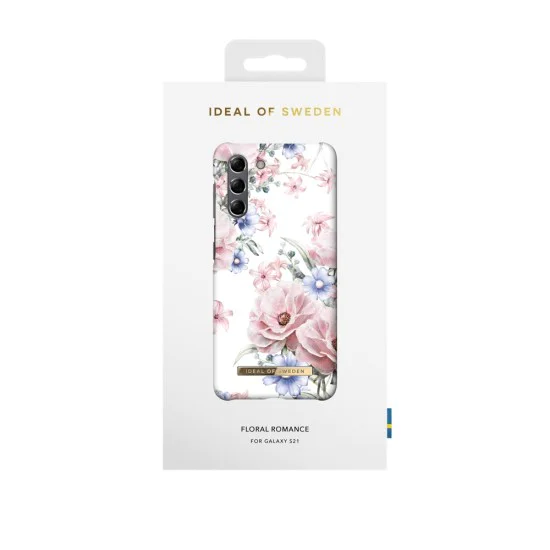 iDeal of Sweden Fashion CS17 Back Case priekš Samsung Galaxy S21 G991 - Floral Romance - plastikāta aizmugures apvalks ar iebūvētu metālisku plāksni / bampers-vāciņš iDeal of Sweden Fashion CS17 Back Case priekš Samsung Galaxy S21 G991 - Floral Romance - plastikāta aizmugures apvalks ar iebūvētu metālisku plāksni / bampers-vāciņš