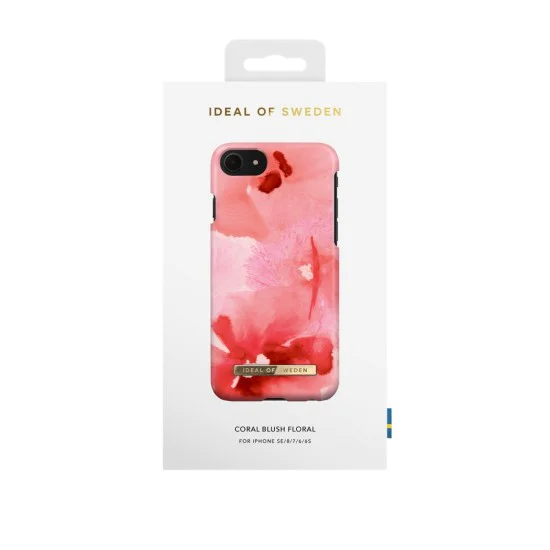 iDeal of Sweden Fashion SS21 Back Case priekš Apple iPhone 7 / 8 / SE2 (2020) / SE3 (2022) - Coral Blush Floral - plastikāta aizmugures apvalks ar iebūvētu metālisku plāksni / bampers-vāciņš iDeal of Sweden Fashion SS21 Back Case priekš Apple iPhone 7 / 8 / SE2 (2020) / SE3 (2022) - Coral Blush Floral - plastikāta aizmugures apvalks ar iebūvētu metālisku plāksni / bampers-vāciņš