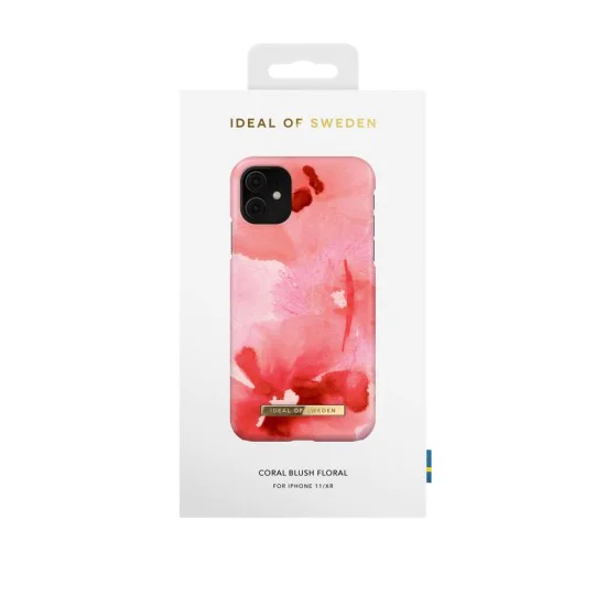 iDeal of Sweden Fashion SS21 Back Case priekš Apple iPhone 11 - Coral Blush Floral - plastikāta aizmugures apvalks ar iebūvētu metālisku plāksni / bampers-vāciņš iDeal of Sweden Fashion SS21 Back Case priekš Apple iPhone 11 - Coral Blush Floral - plastikāta aizmugures apvalks ar iebūvētu metālisku plāksni / bampers-vāciņš