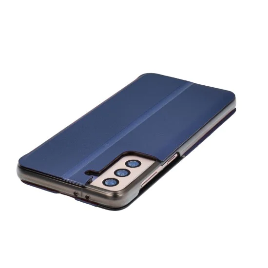 Smart View Window Wake / Sleep Book Case для Samsung Galaxy A12 A125 - Синий - чехол-книжка с окошком Smart View Window Wake / Sleep Book Case для Samsung Galaxy A12 A125 - Синий - чехол-книжка с окошком