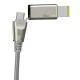 Baseus 2M 2in1 Flash 5A 100W Type-C to Type-C / DC Laptop power cable priekš Lenovo / IBM / Macbook / Xiaomi - Pelēks - USB-C lādēšanas un datu kabelis / vads portatīvajiem datoriem Baseus 2M 2in1 Flash 5A 100W Type-C to Type-C / DC Laptop power cable priekš Lenovo / IBM / Macbook / Xiaomi - Pelēks - USB-C lādēšanas un datu kabelis / vads portatīvajiem datoriem