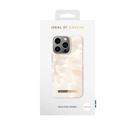 iDeal of Sweden Fashion SS21 Back Case priekš Apple iPhone 13 Pro - Rose Pearl Marble - plastikāta aizmugures apvalks ar iebūvētu metālisku plāksni / bampers-vāciņš iDeal of Sweden Fashion SS21 Back Case priekš Apple iPhone 13 Pro - Rose Pearl Marble - plastikāta aizmugures apvalks ar iebūvētu metālisku plāksni / bampers-vāciņš