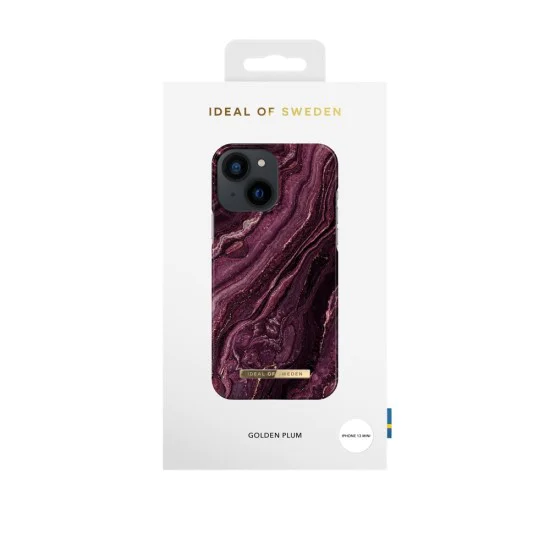 iDeal of Sweden Fashion AW20 Back Case priekš Apple iPhone 13 mini - Golden Plum - plastikāta aizmugures apvalks ar iebūvētu metālisku plāksni / bampers-vāciņš iDeal of Sweden Fashion AW20 Back Case priekš Apple iPhone 13 mini - Golden Plum - plastikāta aizmugures apvalks ar iebūvētu metālisku plāksni / bampers-vāciņš
