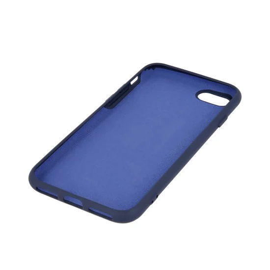 OEM Silicone Back Case (Microfiber Soft Touch) для Apple iPhone 13 - Тёмно Синий - матовая силиконовая накладка / бампер OEM Silicone Back Case (Microfiber Soft Touch) для Apple iPhone 13 - Тёмно Синий - матовая силиконовая накладка / бампер