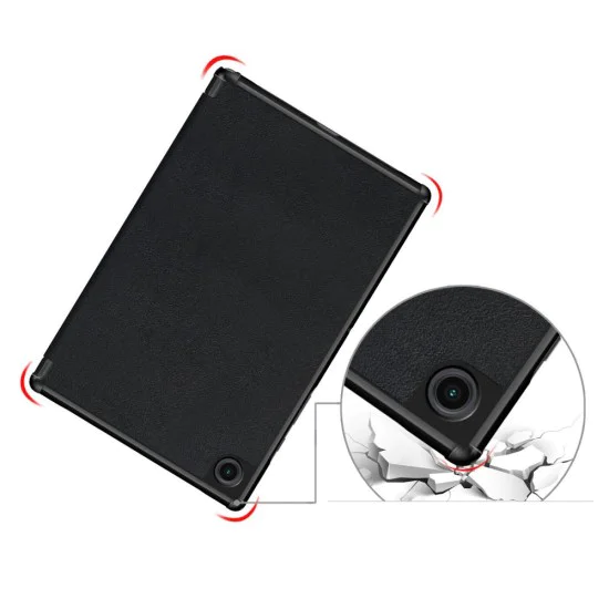 Tech-Protect Smart Case для Samsung Galaxy Tab A8 X200 / X205 - Чёрный - чехол-книжка с магнитом и стендом / подставкой Tech-Protect Smart Case для Samsung Galaxy Tab A8 X200 / X205 - Чёрный - чехол-книжка с магнитом и стендом / подставкой