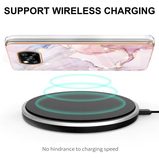 IMD Electroplating Marble Pattern TPU Phone Shell priekš Xiaomi Poco X3 NFC / X3 Pro - Rozā Zelts - silikona aizmugures apvalks / bampers-vāciņš IMD Electroplating Marble Pattern TPU Phone Shell priekš Xiaomi Poco X3 NFC / X3 Pro - Rozā Zelts - silikona aizmugures apvalks / bampers-vāciņš