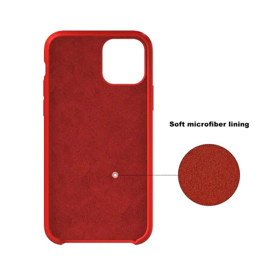 Forcell Silicone Case (Microfiber Soft Touch) для Samsung Galaxy S22 5G S901 - Красный - матовая силиконовая накладка / бампер-крышка Forcell Silicone Case (Microfiber Soft Touch) для Samsung Galaxy S22 5G S901 - Красный - матовая силиконовая накладка / бампер-крышка