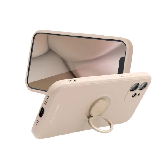 RoarKorea Amber Ring Back Case для Xiaomi Poco M4 Pro 5G - Бежевый - силиконовая накладка с кольцом / бампер-крышка RoarKorea Amber Ring Back Case для Xiaomi Poco M4 Pro 5G - Бежевый - силиконовая накладка с кольцом / бампер-крышка