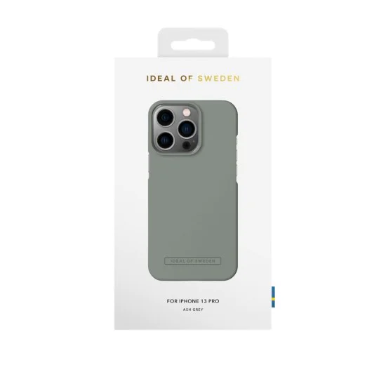 iDeal of Sweden Seamless SS22 Back Case для Apple iPhone 13 Pro - Ash Gray - жесткий силиконовый чехол-накладка с встроенной металической пластиной / бампер-крышка iDeal of Sweden Seamless SS22 Back Case для Apple iPhone 13 Pro - Ash Gray - жесткий силиконовый чехол-накладка с встроенной металической пластиной / бампер-крышка