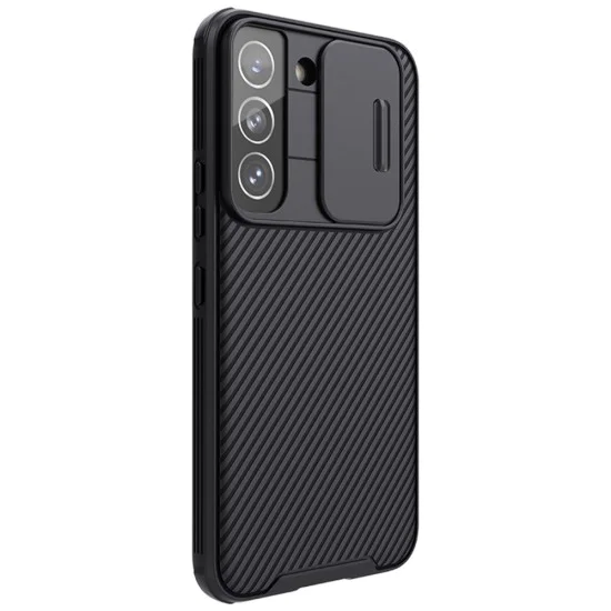 Nillkin CamShield Slide Camera Back Hard Case Cover для Samsung Galaxy S22 5G S901 - Чёрный - пластиковая накладка / бампер с защитным механизмом для камеры Nillkin CamShield Slide Camera Back Hard Case Cover для Samsung Galaxy S22 5G S901 - Чёрный - пластиковая накладка / бампер с защитным механизмом для камеры