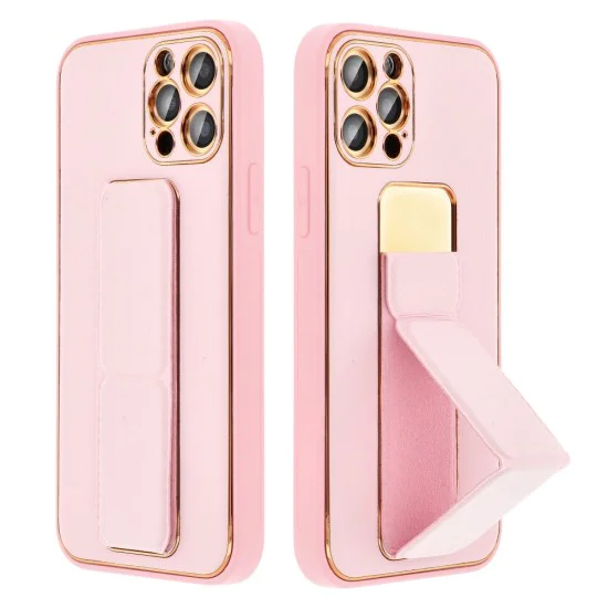 Tel Protect Leather Back Case with Kickstand для Samsung Galaxy A53 5G A536 - Розовый - чехол-накладка из искусственной кожи со стендом / подставкой / бампер-крышка Tel Protect Leather Back Case with Kickstand для Samsung Galaxy A53 5G A536 - Розовый - чехол-накладка из искусственной кожи со стендом / подставкой / бампер-крышка