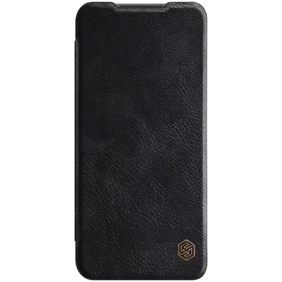 NILLKIN Qin Series Card Holder Leather Flip Case priekš Xiaomi Redmi Note 10 Pro - Melns - sāniski atverams maciņš NILLKIN Qin Series Card Holder Leather Flip Case priekš Xiaomi Redmi Note 10 Pro - Melns - sāniski atverams maciņš