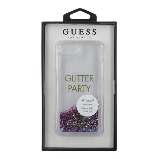 Guess Flower Liquid Glitter series GUHCI8LFLSU priekš Apple iPhone 7 / 8 / SE2 (2020) / SE3 (2022) - Violets - silikona / plastikāta aizmugures apvalks / bampers-vāciņš Guess Flower Liquid Glitter series GUHCI8LFLSU priekš Apple iPhone 7 / 8 / SE2 (2020) / SE3 (2022) - Violets - silikona / plastikāta aizmugures apvalks / bampers-vāciņš