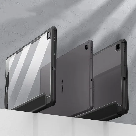 Tech-Protect Hybrid Smart Case для Samsung Galaxy Tab S6 Lite P610 / P613 / P615 / P619 - Чёрный - противоударный чехол-книжка с магнитом и стендом / подставкой Tech-Protect Hybrid Smart Case для Samsung Galaxy Tab S6 Lite P610 / P613 / P615 / P619 - Чёрный - противоударный чехол-книжка с магнитом и стендом / подставкой