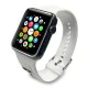 Karl Lagerfeld Silicone Karl Heads Series Watch Band KLAWMSLKW priekš Apple Watch 38 / 40 / 41 mm - Balts - silikona siksniņa viedpulksteņiem Karl Lagerfeld Silicone Karl Heads Series Watch Band KLAWMSLKW priekš Apple Watch 38 / 40 / 41 mm - Balts - silikona siksniņa viedpulksteņiem