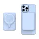 Tech-Protect PB10 5000mAh Lifemag Power Bank priekš Apple iPhone ar MagSafe USB Type-C / Lightning 5V/3A - Gaiši Zils - Universāla ārējas uzlādes batereja lādētājs-akumulators Tech-Protect PB10 5000mAh Lifemag Power Bank priekš Apple iPhone ar MagSafe USB Type-C / Lightning 5V/3A - Gaiši Zils - Universāla ārējas uzlādes batereja lādētājs-akumulators