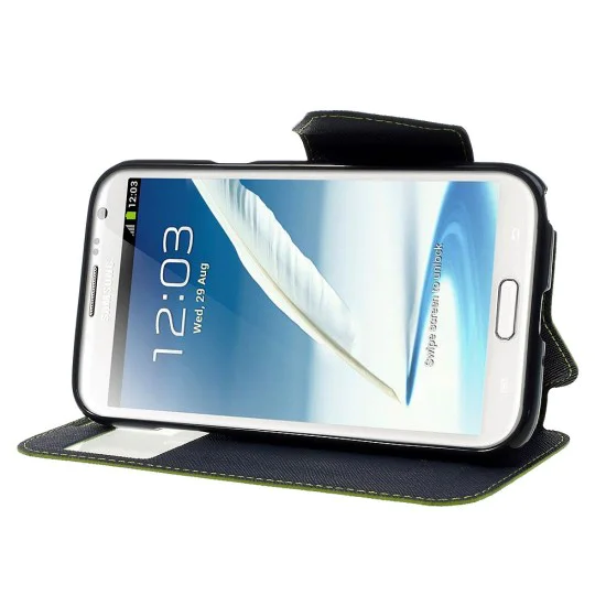 RoarKorea Fancy Diary View Samsung Galaxy Note 2 N7100 / N7105 - Зелёный - чехол-книжка с окошком и стендом / подставкой (кожаный чехол книжка, leather book wallet case cover stand) RoarKorea Fancy Diary View Samsung Galaxy Note 2 N7100 / N7105 - Зелёный - чехол-книжка с окошком и стендом / подставкой (кожаный чехол книжка, leather book wallet case cover stand)