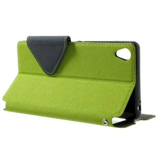 RoarKorea Fancy Diary View Sony Xperia Z3 Plus E6553 / Z4 Wake/Sleep - Zaļš - sāniski atverams maciņš ar stendu un lodziņu (ādas maks, grāmatiņa, leather book wallet case cover stand) RoarKorea Fancy Diary View Sony Xperia Z3 Plus E6553 / Z4 Wake/Sleep - Zaļš - sāniski atverams maciņš ar stendu un lodziņu (ādas maks, grāmatiņa, leather book wallet case cover stand)