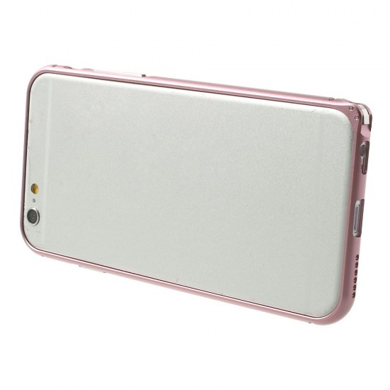 Hippocampal Buckle Metal Bumper Case для Apple iPhone 6 / 6S - Pink - алюминиевый / металлический бампер