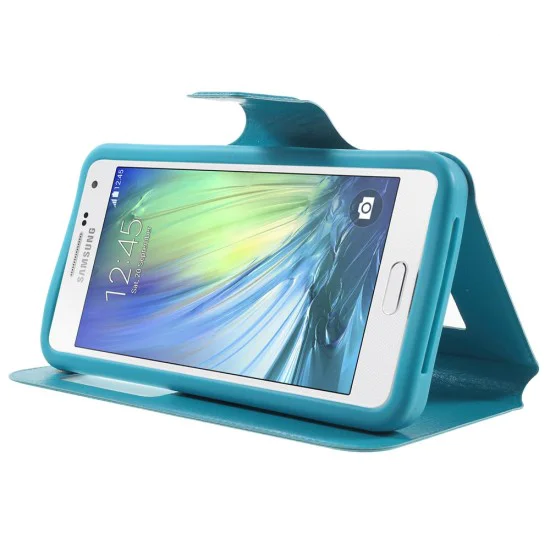 Universal Crazy Horse Window Leather Case, Size: 151 x 80 x 10mm - Blue - sāniski atverams maciņš ar stendu un lodziņu (ādas maks, grāmatiņa, leather book wallet case cover stand) Universal Crazy Horse Window Leather Case, Size: 151 x 80 x 10mm - Blue - sāniski atverams maciņš ar stendu un lodziņu (ādas maks, grāmatiņa, leather book wallet case cover stand)