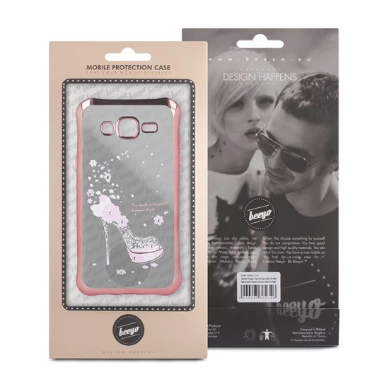 Beeyo Girly Case priekš Samsung Galaxy A3 A310 (2016) - Rozā Zelts - silikona aizmugures apvalks ar attēlu (bampers, vāciņš, ultra slim TPU silicone case cover, bumper) Beeyo Girly Case priekš Samsung Galaxy A3 A310 (2016) - Rozā Zelts - silikona aizmugures apvalks ar attēlu (bampers, vāciņš, ultra slim TPU silicone case cover, bumper)