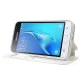 RoarKorea Noble View Samsung Galaxy J1 J120 (2016) - Белый - чехол-книжка с окошком и стендом / подставкой (кожаный чехол книжка, leather book wallet case cover stand) RoarKorea Noble View Samsung Galaxy J1 J120 (2016) - Белый - чехол-книжка с окошком и стендом / подставкой (кожаный чехол книжка, leather book wallet case cover stand)