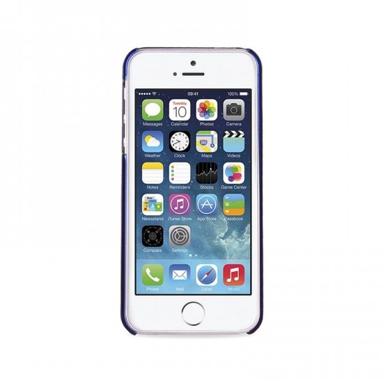 Just Cavalli Python Leopard JCIPC5CRYPYLEOBLUE для Apple iPhone 5 / 5S / SE - Синий - силиконовая накладка / бампер (крышка чехол, TPU back cover, bumper shell)