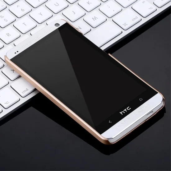 X-LEVEL Sense Series Hard Protective Case for HTC One M7 - Gold - пластиковая накладка / бампер (крышка чехол, PU back cover, bumper shell) X-LEVEL Sense Series Hard Protective Case for HTC One M7 - Gold - пластиковая накладка / бампер (крышка чехол, PU back cover, bumper shell)