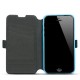 Telone Super Slim Samsung Galaxy Trend 2 Lite G318 - Zils - sāniski atverams maciņš ar stendu (ādas maks, grāmatiņa, leather book wallet case cover stand)