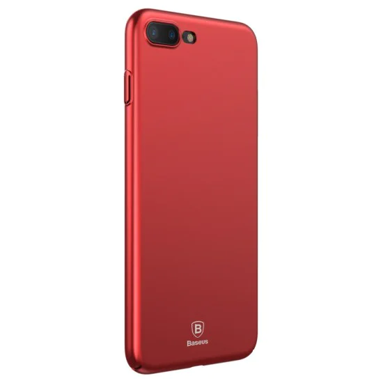 BASEUS Thin Hard Plastic Phone Shell для Apple iPhone 7 Plus / 8 Plus - Красный - матовая пластиковая накладка / бампер (крышка чехол, slim cover shell, bumper) BASEUS Thin Hard Plastic Phone Shell для Apple iPhone 7 Plus / 8 Plus - Красный - матовая пластиковая накладка / бампер (крышка чехол, slim cover shell, bumper)